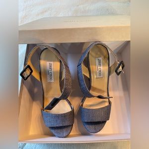 Jimmy choo vinyl heels Sandals women  
Size 9.5
40